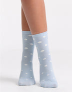 Levante Gigi Spot Crew Capri Cotton Socks