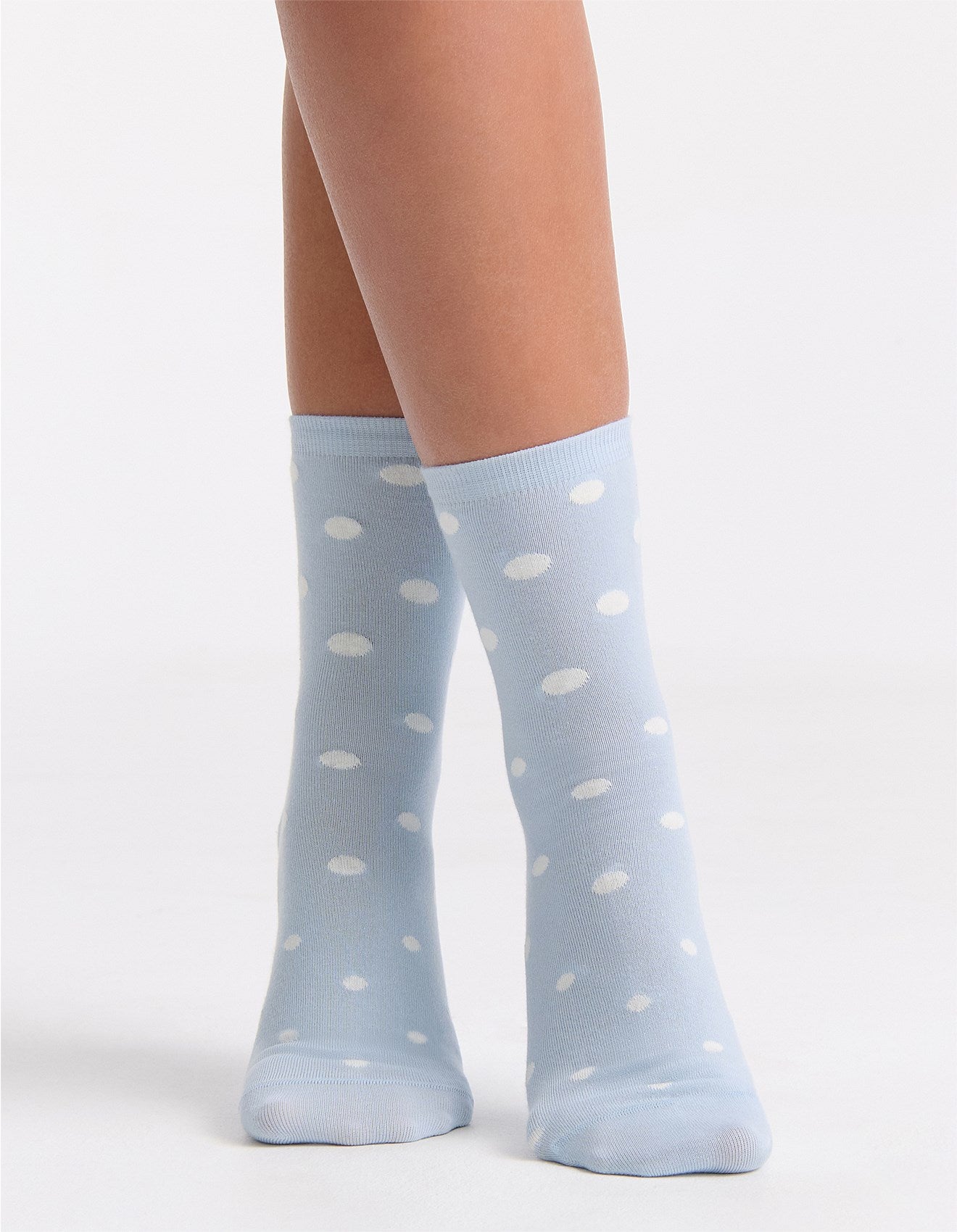 Levante Gigi Spot Crew Capri Cotton Socks