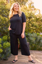 Tani Culotte Resort Pant Black