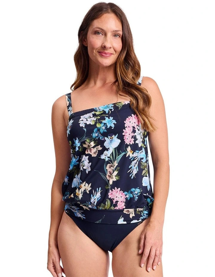 Capri Lingerie Sleepwear & Swimwear Launceston Tasmania Jantzen Aster Bandeau Blouson Singlet Tankini