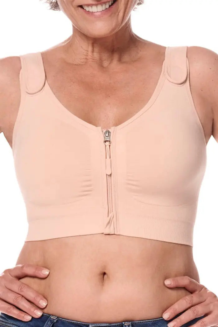 Amoena Leyla Blush  Post-Surgical Bra