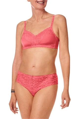 Capri Lingerie Sleepwear & Swimwear Launceston Tasmania Amoena Glenda wirefree  Flamingo Mastectomy Bra
