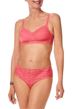 Capri Lingerie Sleepwear & Swimwear Launceston Tasmania Amoena Glenda wirefree  Flamingo Mastectomy Bra