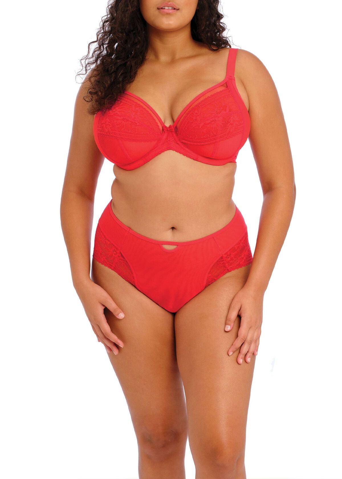 Capri Lingerie Sleepwear & Swimwear Launceston Tasmania Elomi Kendra red Comfortable Supportive Curvy Bra 