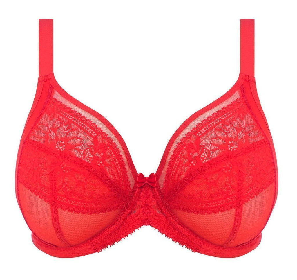 Capri Lingerie Sleepwear & Swimwear Launceston Tasmania Elomi Kendra red Comfortable Supportive Curvy Bra 