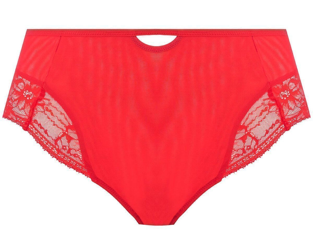 Capri Lingerie Sleepwear & Swimwear Launceston Tasmania Elomi Kendra red Comfortable Supportive Curvy Brief red