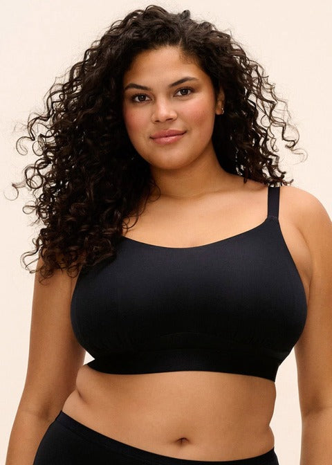 Capri Lingerie Sleepwear & Swimwear Launceston Tasmania Elomi Downtime Wire free Comfortable Supportive Curvy Bra