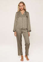 Lingadore Long Pyjama Set Aloe Green