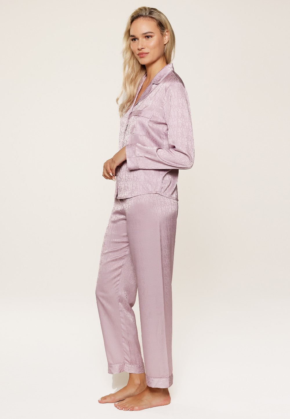 Lingadore Mauve Shadow Long Pyjama Set