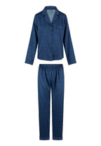 Lingadore Long Pyjama Set Dark Denim