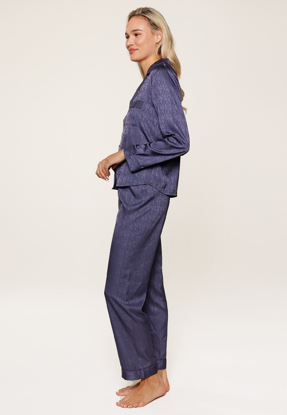 capri lingerie sleepwear & swimwear launceston tasmania Lingadore Long Pyjama Set Dark denim