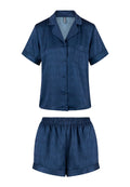 Lingadore Short Pyjama Set Dark Denim