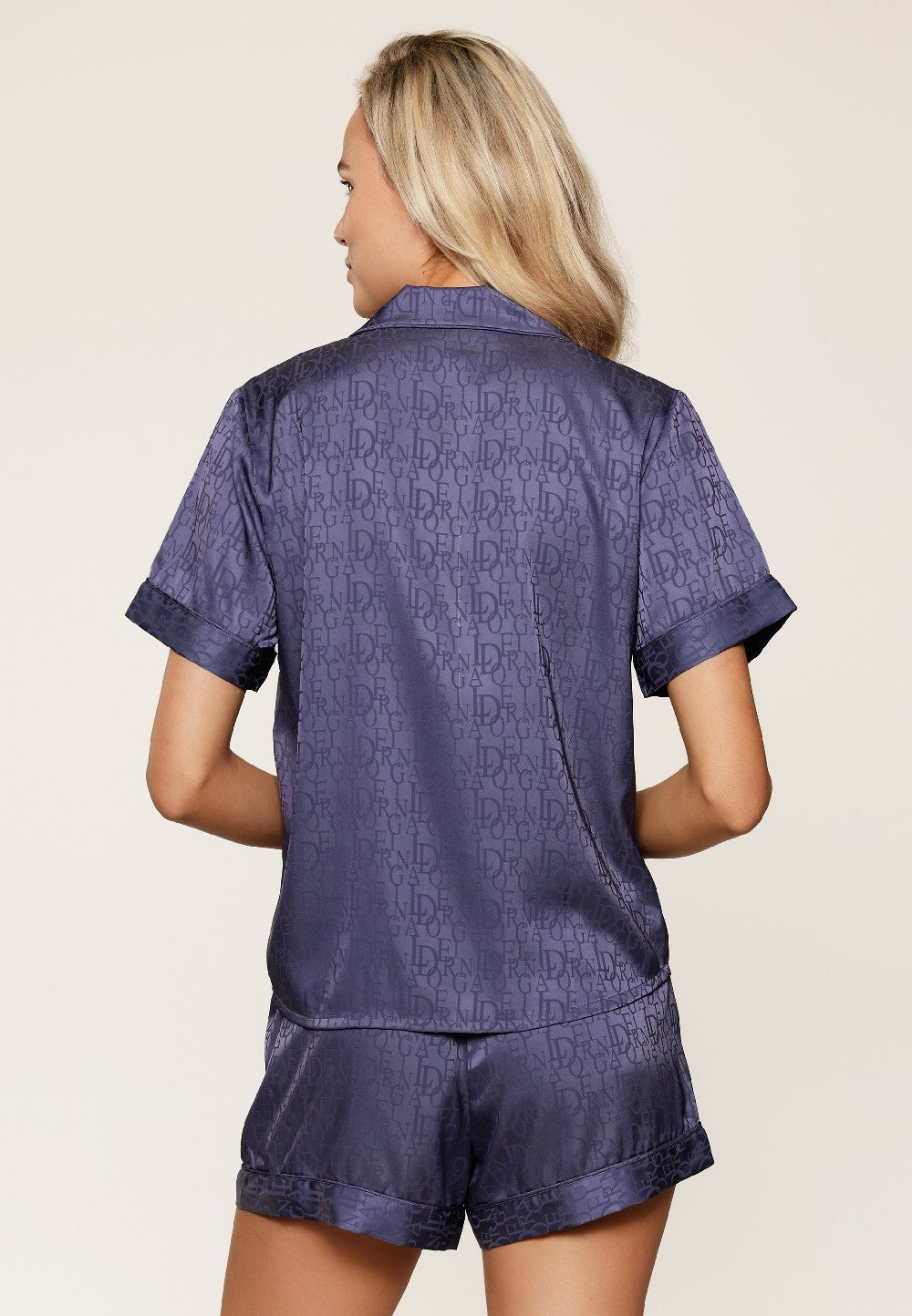 Lingadore Short Pyjama Set Dark Denim