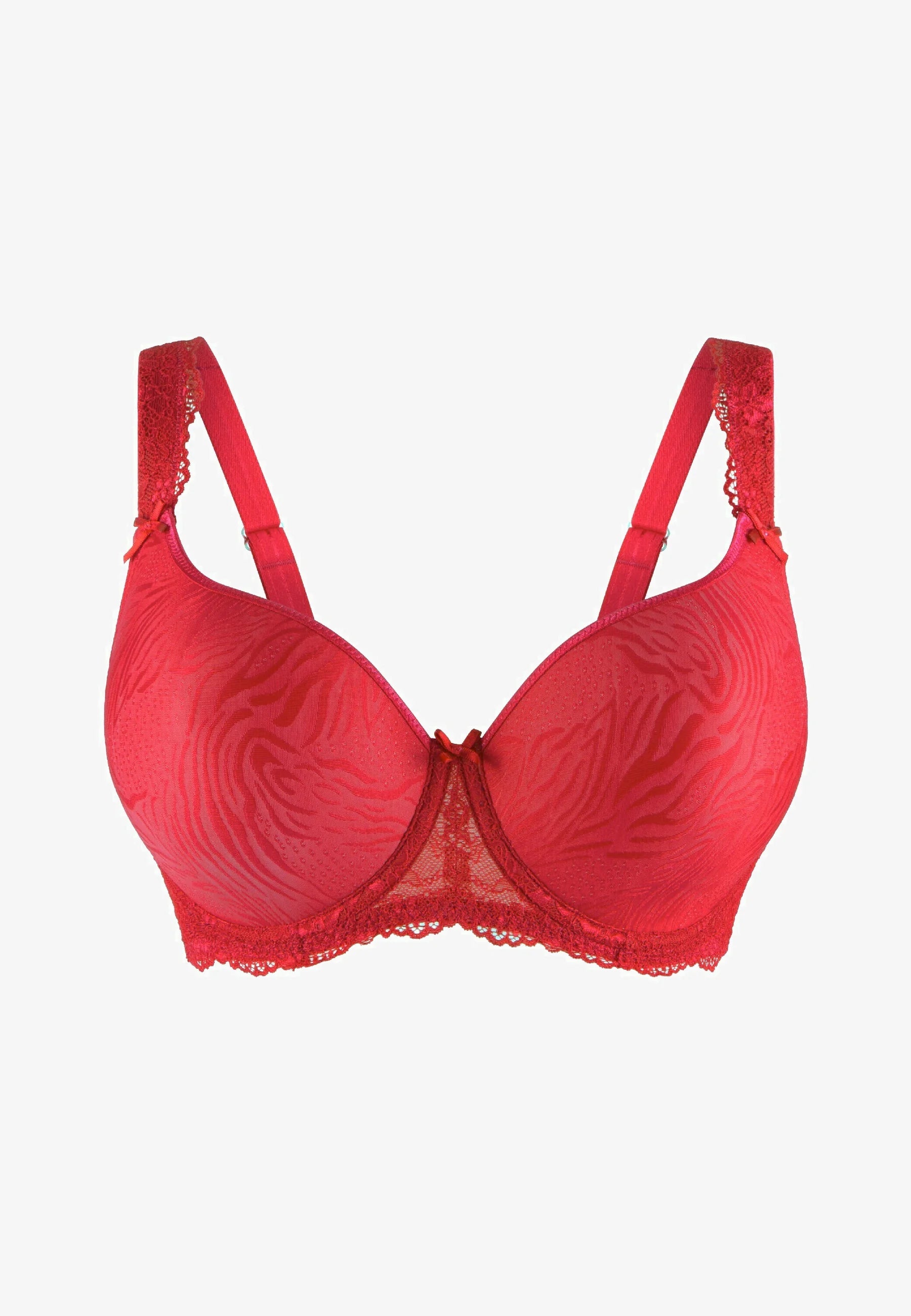 Lingadore Daily Blue / Red Ribbon T-Shirt Uni Fit Bra