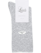 Levante Comfort Top Grey Cotton Socks