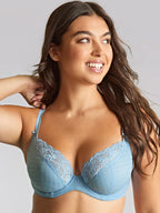 Capri lingerie Sleepwear & Swimwear Launceston Tasmania Panache Envy Sky Blue Plunge Bra