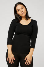 Tani 3/4 Sleeve Scoop Tee
