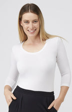 Tani 3/4 Sleeve Scoop Tee