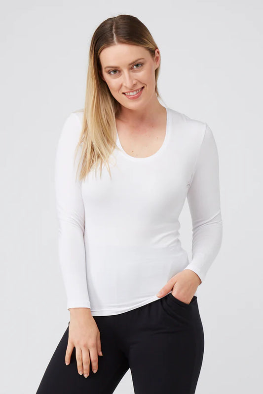 Tani Scoop Neck Long Sleeve