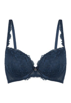 Lingadore Push Up Blue / White Bra