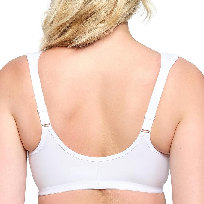 Capri lingerie, sleepwear & Swimwear Launceston Tasmania Glamorise Cotton Wonderwire 1241 Front Opening Bra