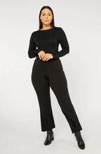 Tani Full Straight Pant Black
