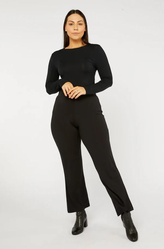 Tani Full Straight Pant Black