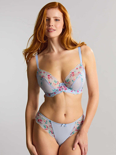 Capri Lingerie, Sleepwear & Swimwear Launceston Tasmania Panache Ana Cornflower Spring Blue Brief 2