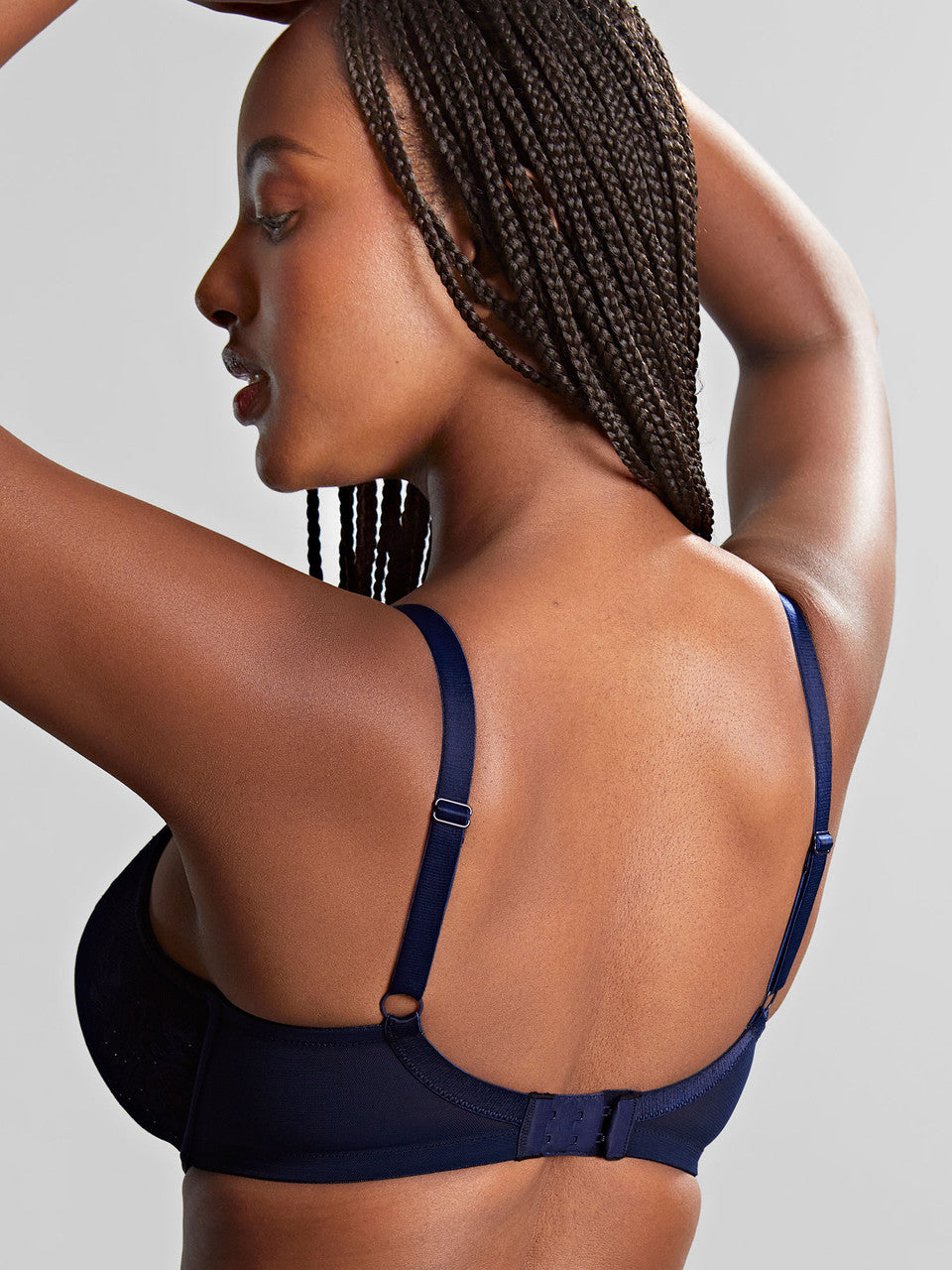 Panache Ana High Apex Plunge Midnight Bra