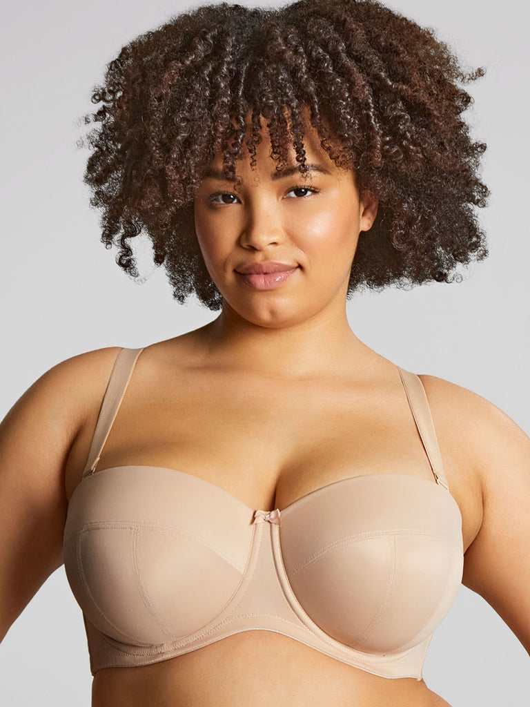 Panache Dana Strapless Linen Balcony Bra