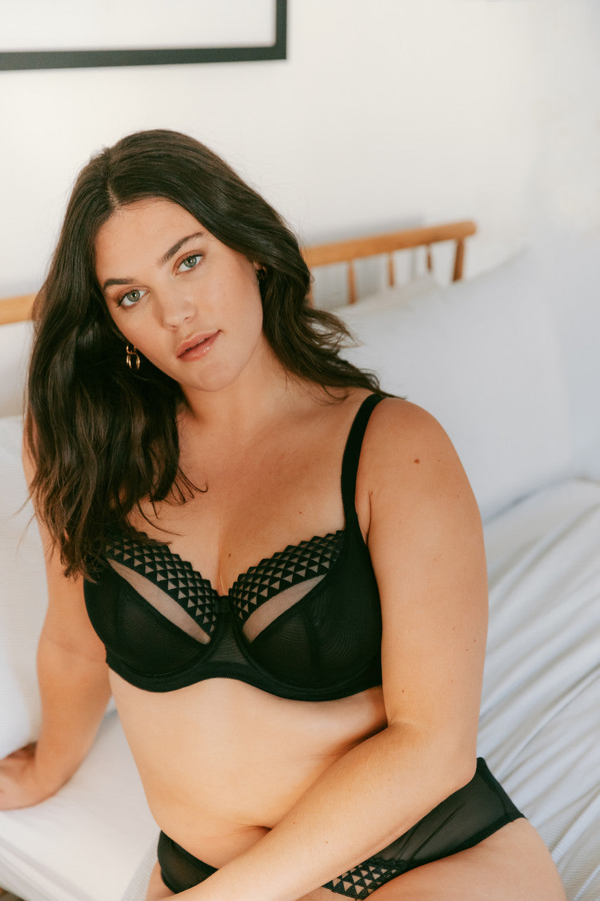 Panache Asher Balconette Black Bra