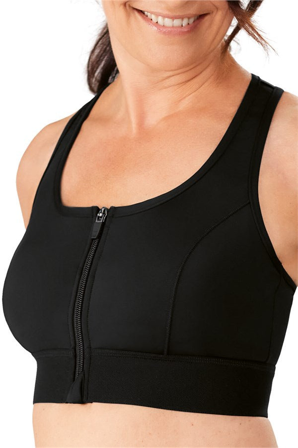 Capri Lingerie Sleepwear & Swimwear Launceston Tasmania Amoena Gloria Zip up Front Closing Wire Free Bra