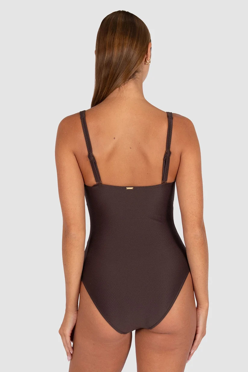 Baku Rococco Square Black Swimsuit