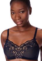 Capri Lingerie Sleepwear & Swimwear Launceston Tasmania Amoena Kyra soft cup Wirefree Midnight Bra