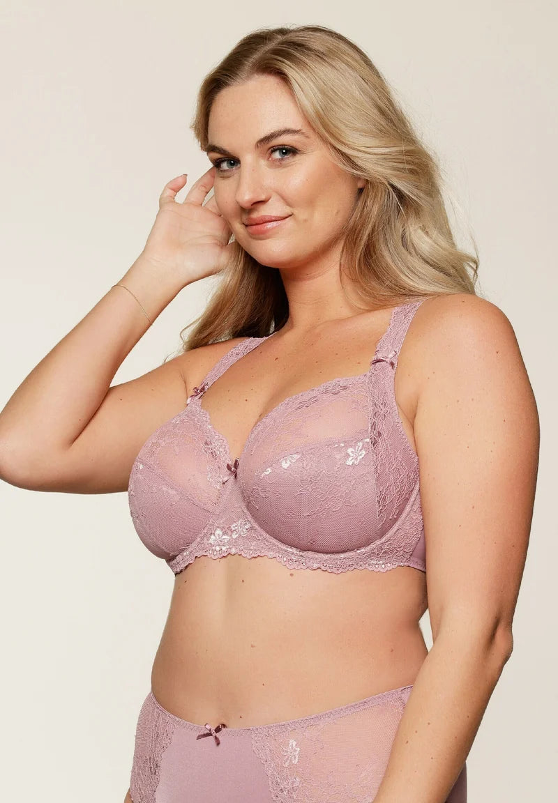 Capri Lingerie Sleepwear & Swimwear Launceston Tasmania Lingadore Shadow Mauve Daily Lace Bra
