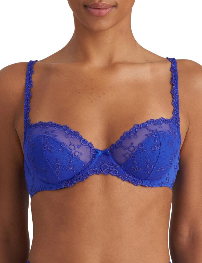 Capri Lingerie Sleepwear & Swimwear Launceston  Tasmania Marie Jo Electric Blue Nellie half padded plunge bra