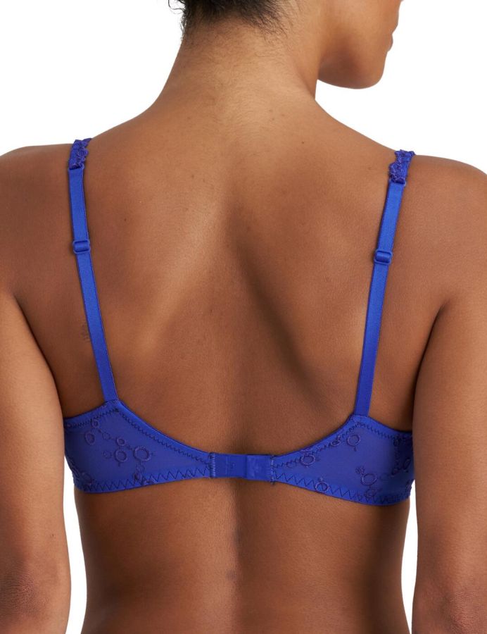 Capri Lingerie Sleepwear & Swimwear Launceston  Tasmania Marie Jo Electric Blue Nellie half padded plunge bra