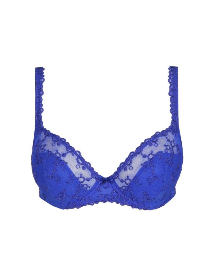 Capri Lingerie Sleepwear & Swimwear Launceston  Tasmania Marie Jo Electric Blue Nellie half padded plunge bra