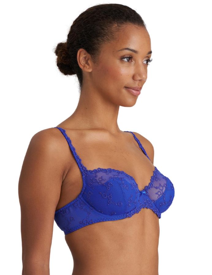 Capri Lingerie Sleepwear & Swimwear Launceston  Tasmania Marie Jo Electric Blue Nellie half padded plunge bra
