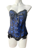 Capri Lingerie Sleepwear & Swimwear Launceston Tasmania Sophia Blue Corset Bustier