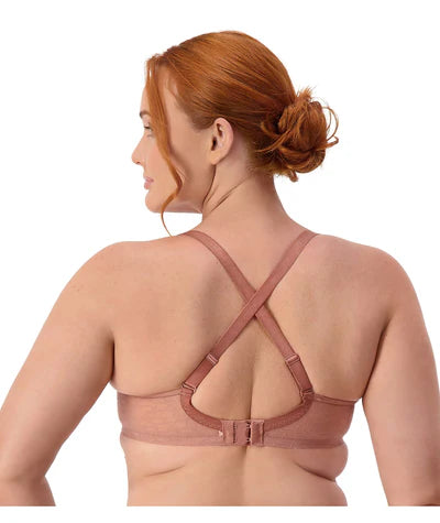 Capri Lingerie Sleepwear & Swimwear Launceston Tasmania Triumph Gorgeous Signature Sheer Almond / Black T-shirt Bra