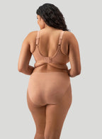 Capri Lingerie Sleepwear & Swimwear Launceston Tasmania Elomi Zarla Comfortable Supportive Curvy Brief Cafe au lait