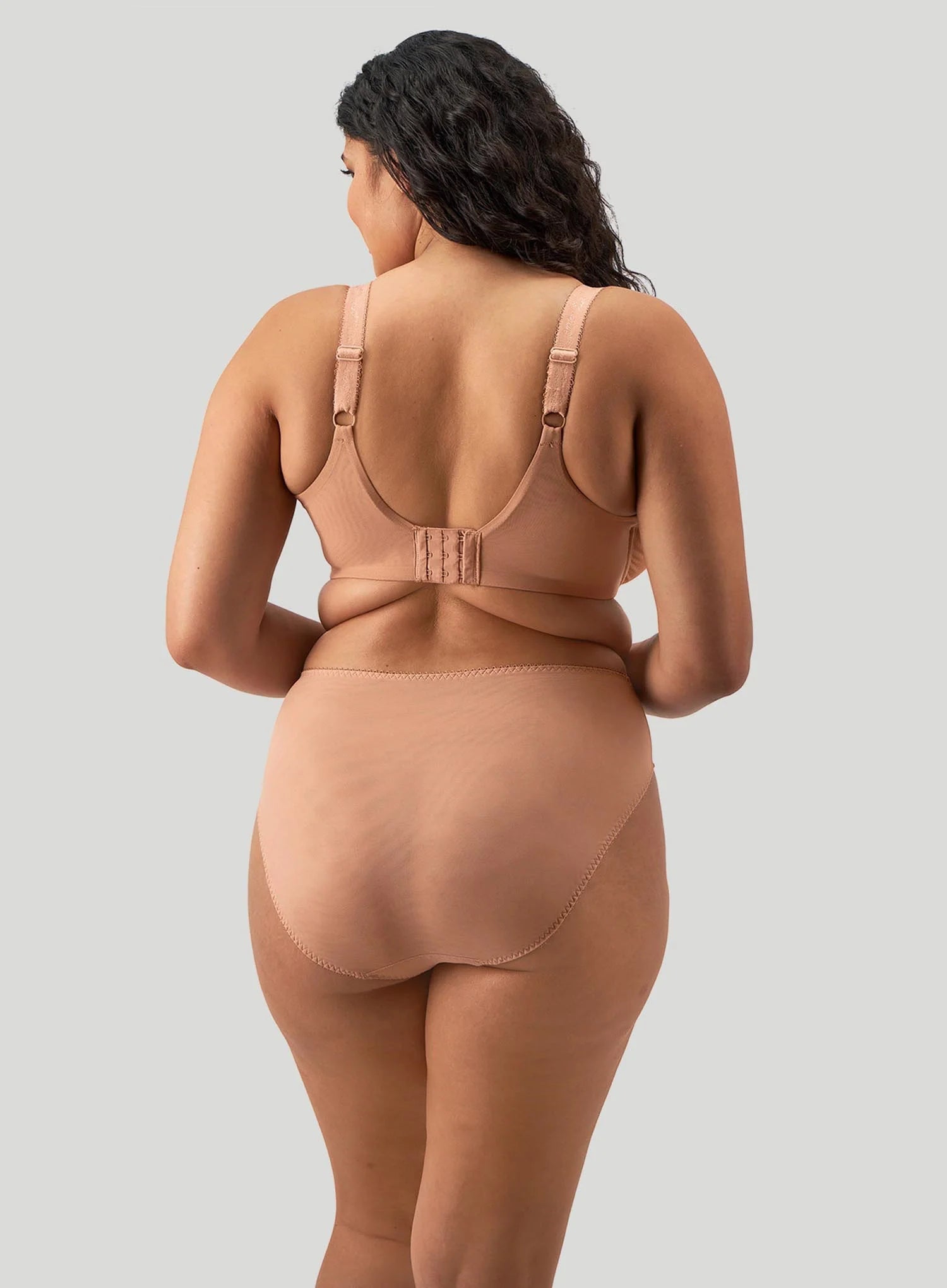 Capri Lingerie Sleepwear & Swimwear Launceston Tasmania Elomi Zarla Comfortable Supportive Curvy Brief Cafe au lait