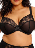 Capri Lingerie, Sleepwear & Swimwear Launceston Tasmania Elomi Reja Black Plunge Bra