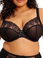 Capri Lingerie, Sleepwear & Swimwear Launceston Tasmania Elomi Reja Black Plunge Bra