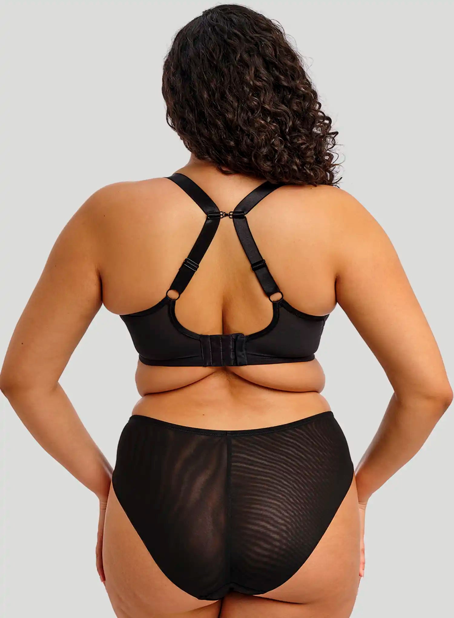 Capri Lingerie, Sleepwear & Swimwear Launceston Tasmania Elomi Reja Black Plunge Bra