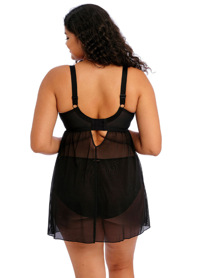 Elomi Sachi Black Babydoll