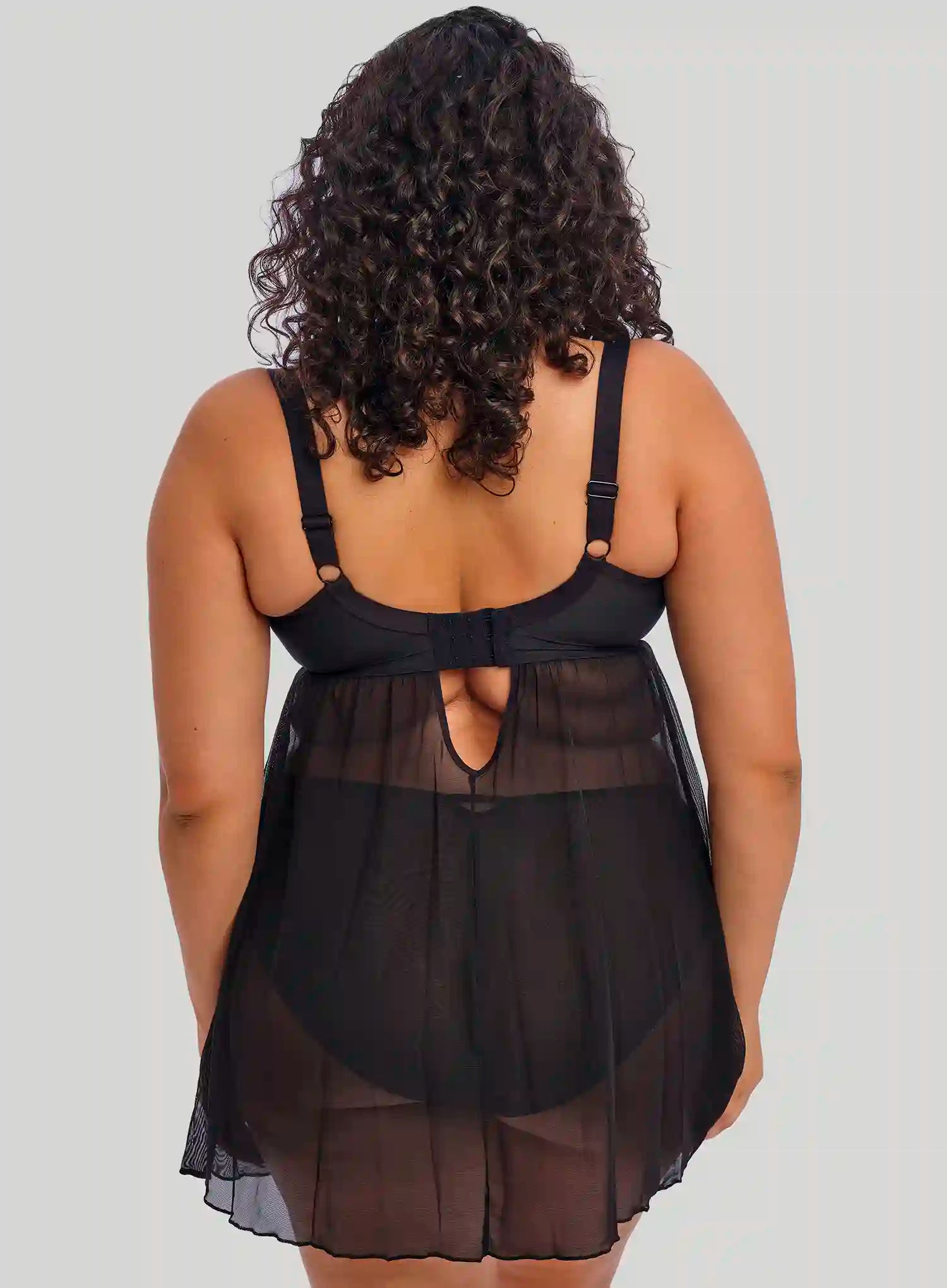 Capri Lingerie, Sleepwear & Swimwear Launceston Tasmania Elomi Sachi Black Babydoll