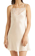 Ginia Silk Champagne Chemise