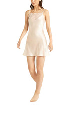 Ginia Silk Champagne Chemise